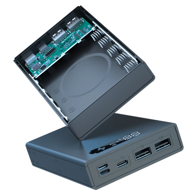 5*18650 Battery Holder Storage Box Power Bank Case DIY 18650 Kit Phone Powerbank Battery Wireless
