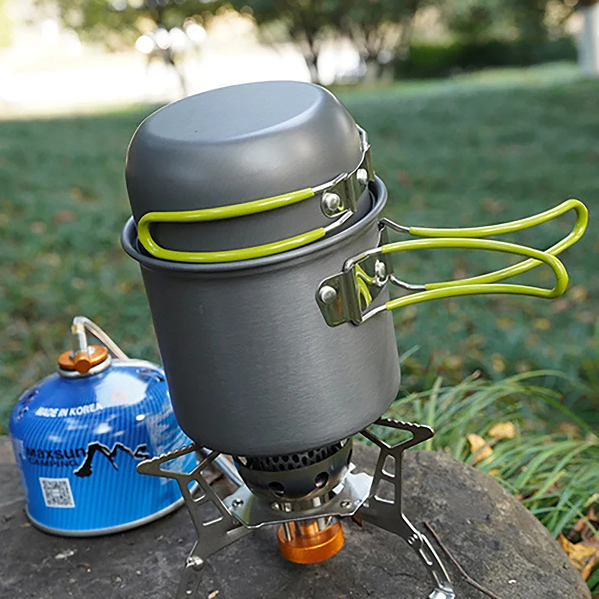 

Camping Cookware Set Outdoor Pot Tableware Kit Cooking Water Kettle Pan Travel Cutlery Utensils Hiking Picnic Tourist