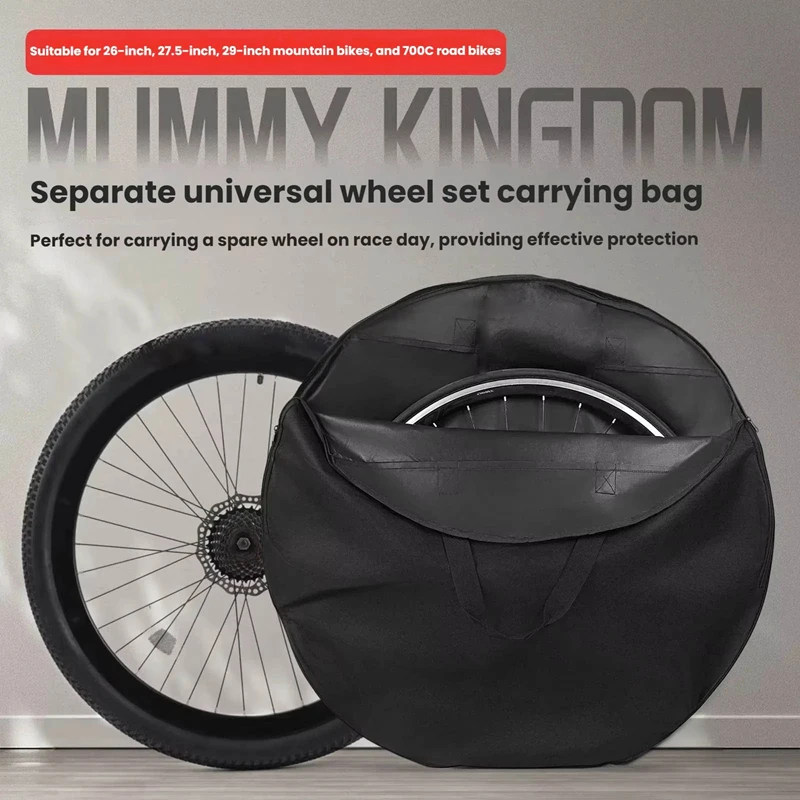

Outdoor Sports Bicycle Tire Storage Bag – Fits 26/27.5/29 Inch & 700C Road Bike Tires, Portable Wheel Gear Carry Bag Cover