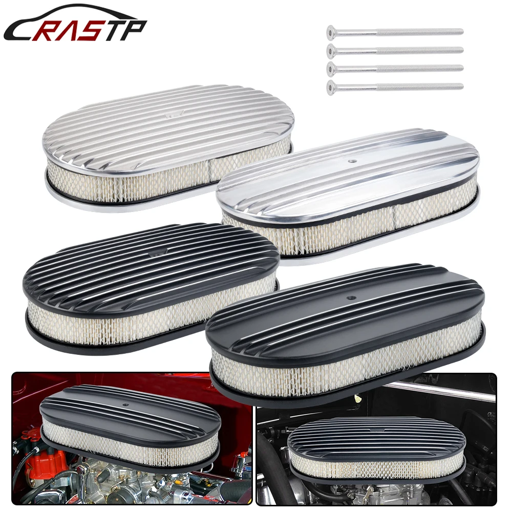 

RASTP-15 x 2-дюймовый овальный алюминиевый воздухоочиститель с ребрами и моющимся фильтром для карбюраторов 5 1/8 дюйма OFI199