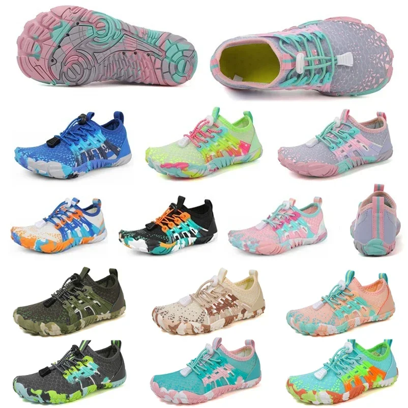 New Water Shoes Kids Summer Beach Five Fingers Barefoot Swimming Aqua Shoes Quick Dry Seaside River Children Sneakers