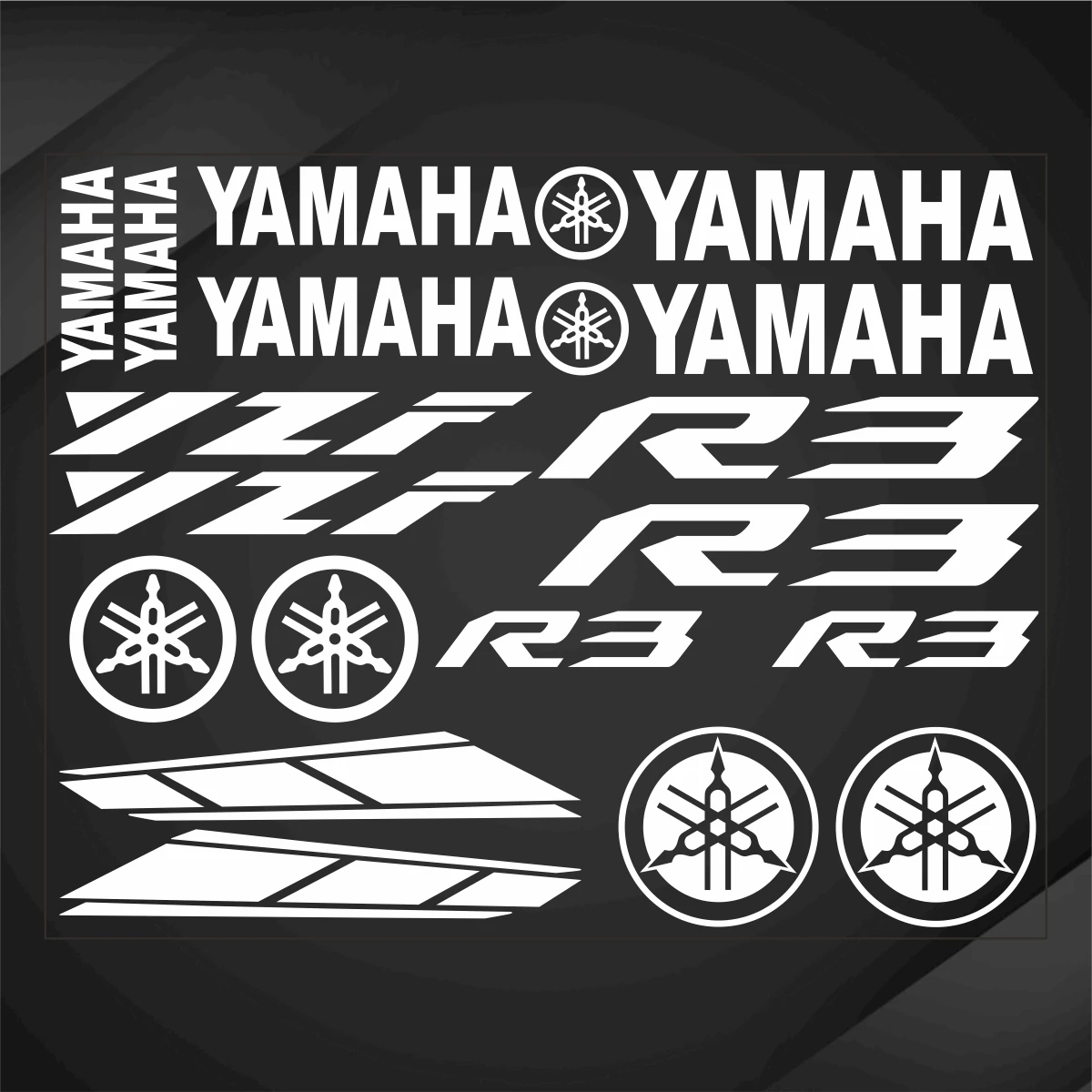 ΠΠ°Π±ΠΎΡ Π½Π°ΠΊΠ»Π΅Π΅ΠΊ Ρ Π»ΠΎΠ³ΠΎΡΠΈΠΏΠΎΠΌ Π΄Π»Ρ ΠΌΠΎΡΠΎΡΠΈΠΊΠ»Π΅ΡΠ½ΠΎΠ³ΠΎ ΡΠ»Π΅ΠΌΠ° Yamaha YZF R3 ΠΠ°Π±ΠΎΡ Π½Π°ΠΊΠ»Π΅Π΅ΠΊ Ρ Π»ΠΎΠ³ΠΎΡΠΈΠΏΠΎΠΌ Π΄Π»Ρ ΠΌΠΎΡΠΎΡΠΈΠΊΠ»Π΅ΡΠ½ΠΎΠ³ΠΎ ΡΠ»Π΅ΠΌΠ° Yamaha YZF R3