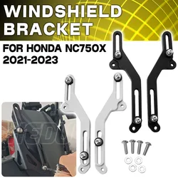 2024 For HONDA NC750X NC 750X NC750 X 2021 2022 2023 Accessories Motorcycle Windscreen Adjusters CNC Aluminum Windshield Bracket