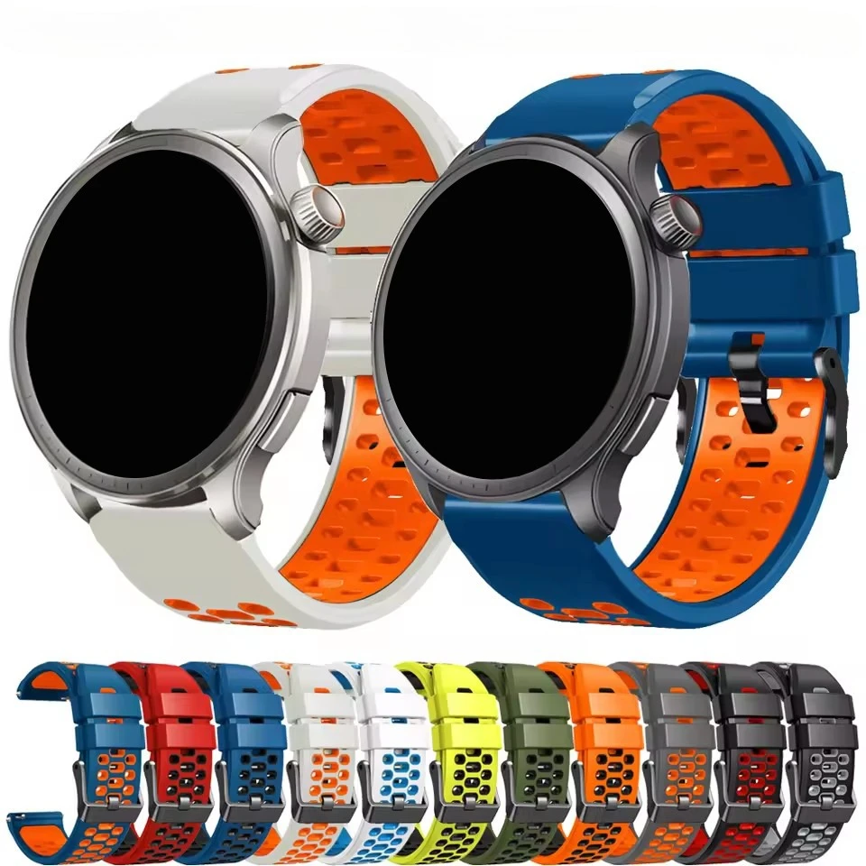 Correa de silicona de 22mm para reloj Suunto Run/Race 2, pulsera para reloj Suunto 9 Peak/5 Peak/Grit X-Pro/Vantage M/M2