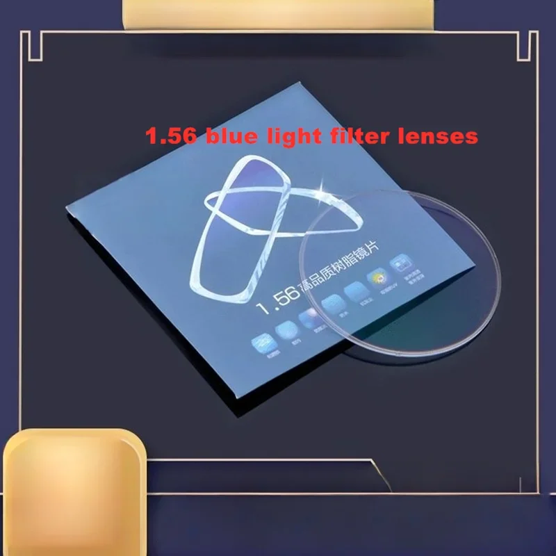 

Prescription Myopia Reading Glasses with 1.56 Blue Light Filter Lens Clear Vision Eye Wear for Reading And near Work