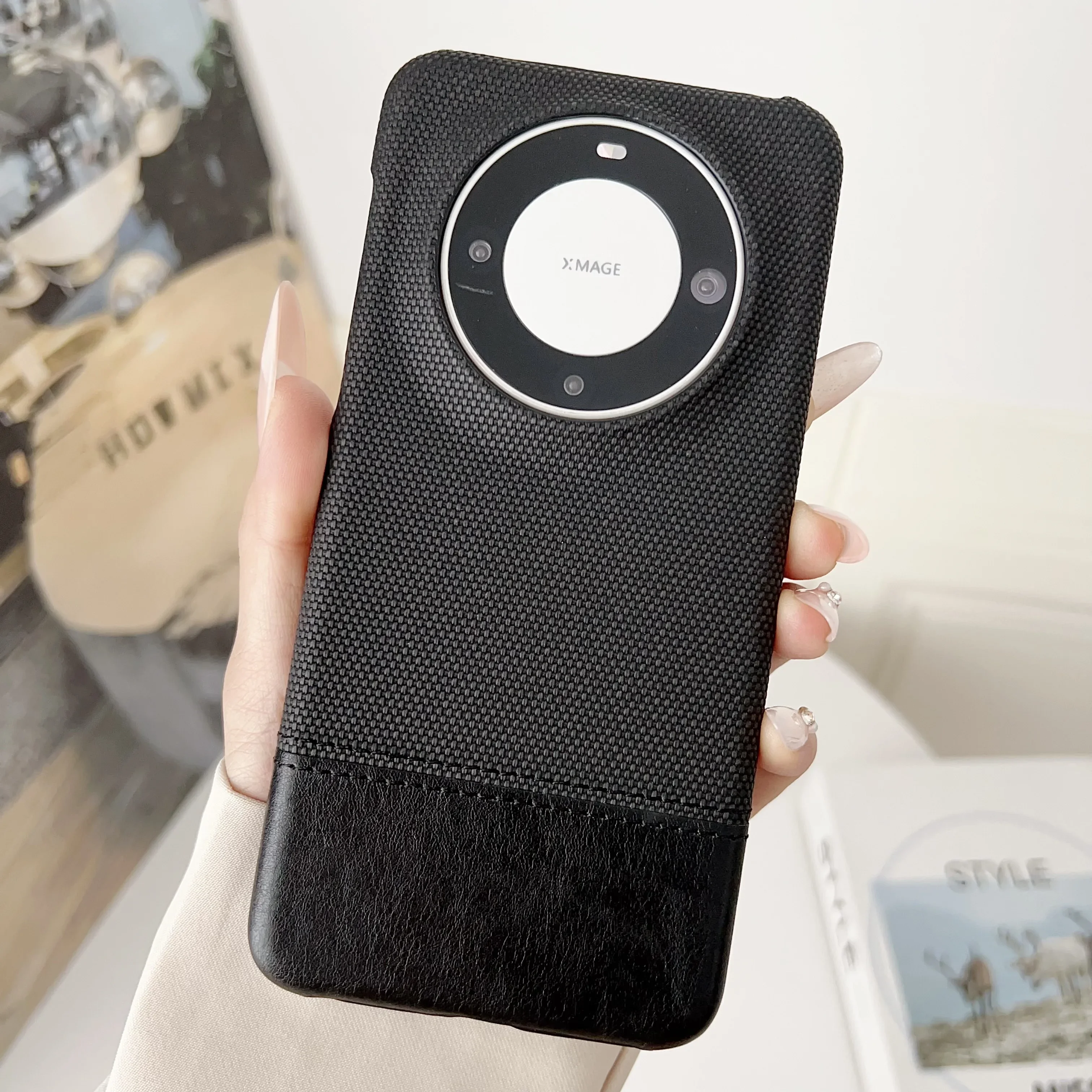 

Для Huawei Mate 70 Pro Plus чехол Shuangpin кожаный нескользящий чехол для телефона Huawei Mate 60 Pro + Mate70 противоударный бампер