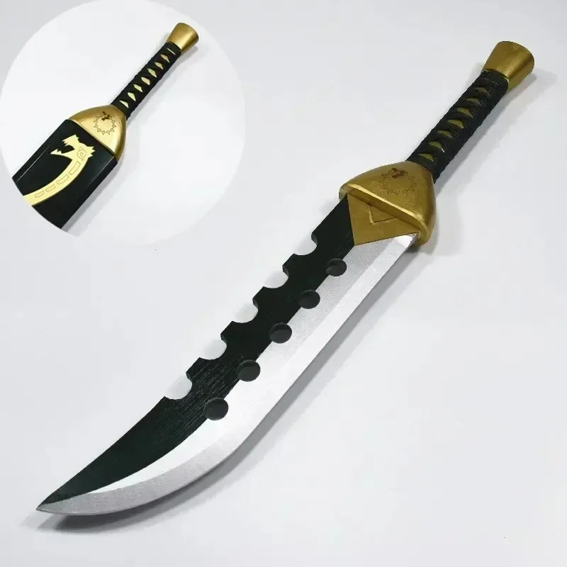 Accesorios de Cosplay de 55cm, siete pecados capitales, cuchillo de demonio Meliodas, espectáculo Lostvayne, accesorios de disfraz 2D de Anime, regalos coleccionables, Juguetes