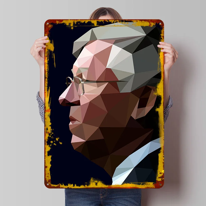 Sir Alex Ferguson Poly 2 Druckposter Individualisierte Retro-Wandkunst Vintage-Metallschilder für Fans Gaming-Raum-Dekoration Gemütliches Zuhause