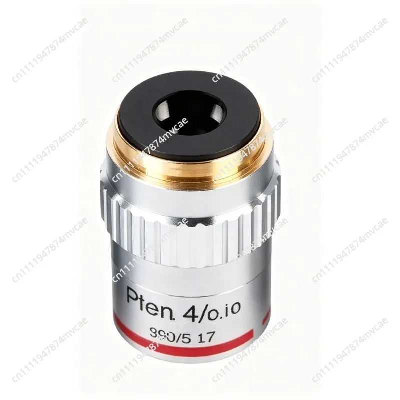 4X Plan Achromatic Objective Lens with Knurled Ring PA4XK-V300 Macro Photography Recommendation AmScope