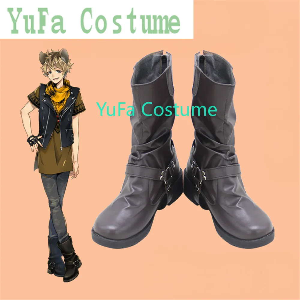 Twisted-Wonderland Ruggie Cosplay Shoes Boots Game Anime Halloween YuFa Costume