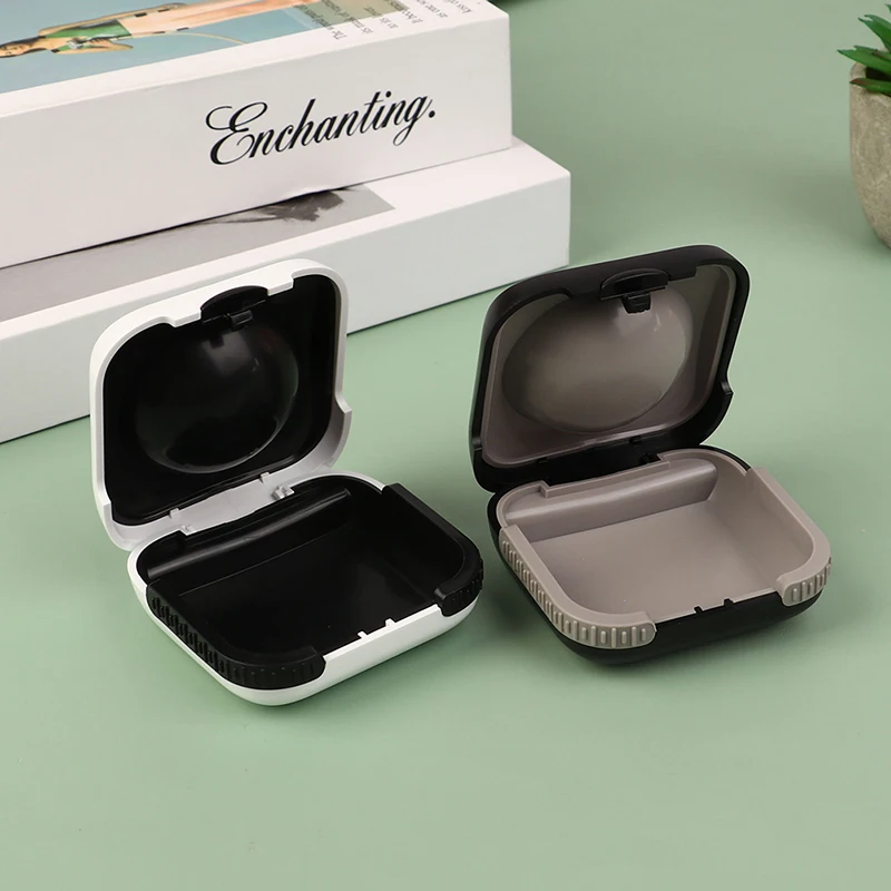 Portable Hearing Aid Box Dustproof Waterproof Shell ABS Material Wear Resistant Durable Hearing Aid Case for Outdoors Travel