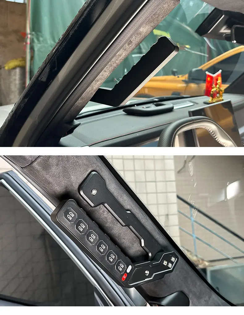 for Jetour T2 / Traveller 2023-2026 Car A Pillar Handle Switch 6 Gang Integrated Wireless Remote Handle Panel Modified Accessory detail image 6