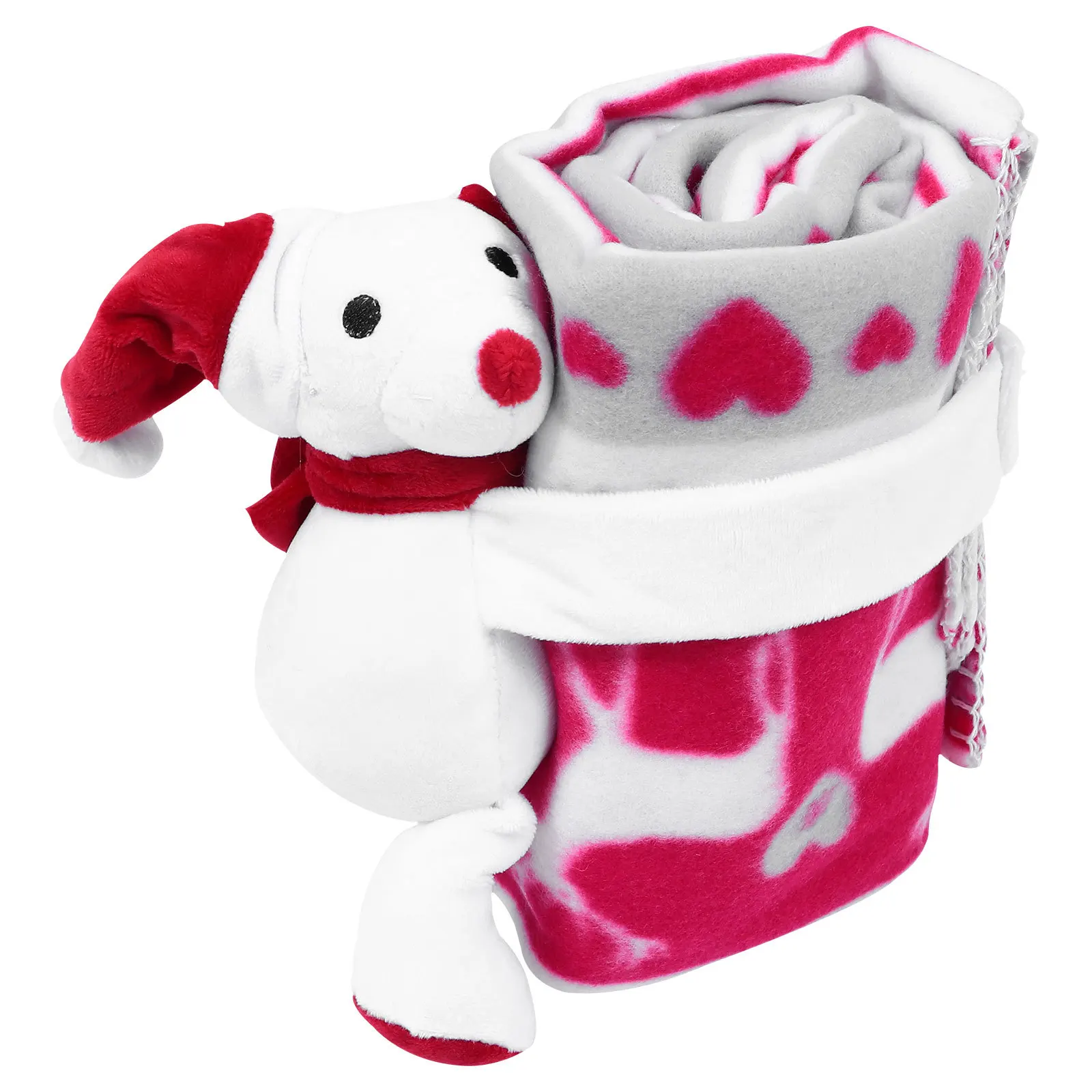 بطانية تهدئة للرضع، تصميم كرتوني ناعم لعيد الميلاد للأطفال والبنات، سجادة مزخرفة خفيفة الوزن للاستخدام المنزلي والترفيه #3