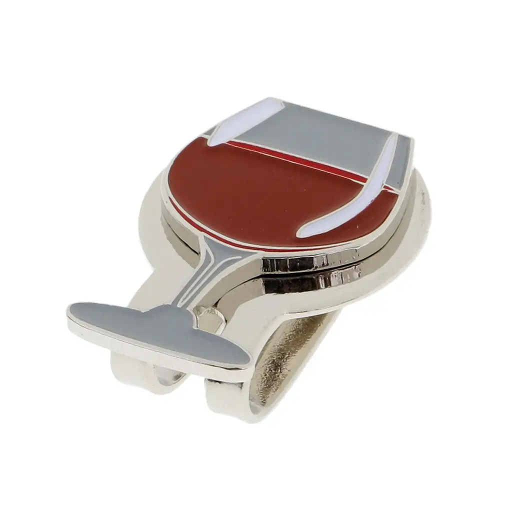 

Премиум-маркер для мяча для гольфа, зажим для шляпы, стеклянная крышка, зажим из сплава, подарок