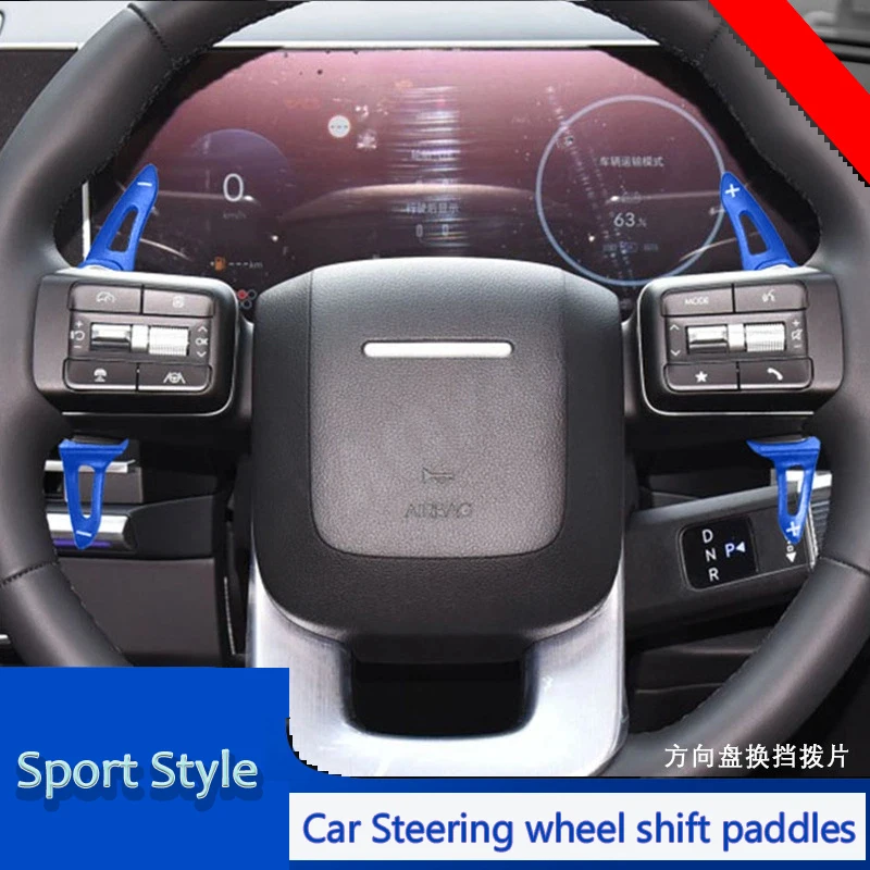 

For HYUNDAI Palisade Fiesta Modified shift paddles, steering wheel, and metal paddles for adjusting gears