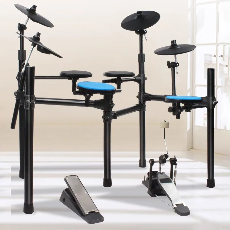 Silicone Metal Drum Practice Set High-quality Simulated Thickened Stable Foldable Silent Drum Set Musical Instrument Accessories