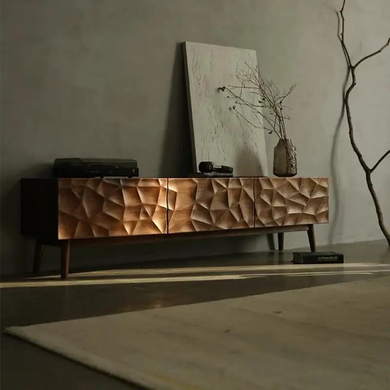 

Design Drawers Tv Cabinet Brown Wooden Ornament Bedroom Lounges Tv Cabinet Apartments Luxury Mueble De Tv Furniture For Home