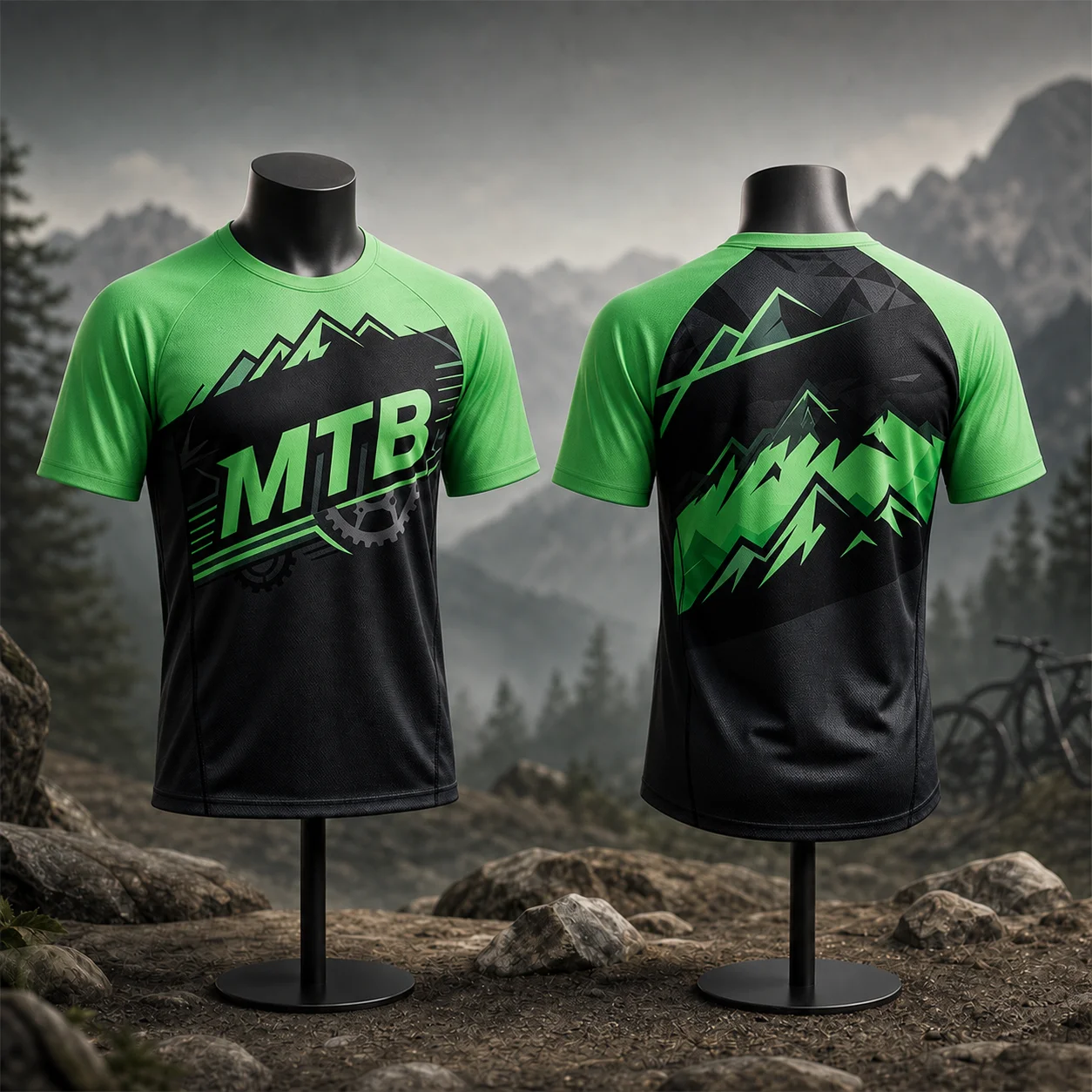 Maillot de cyclisme unisexe re - Mountain Biking Wallpaper avis et prix