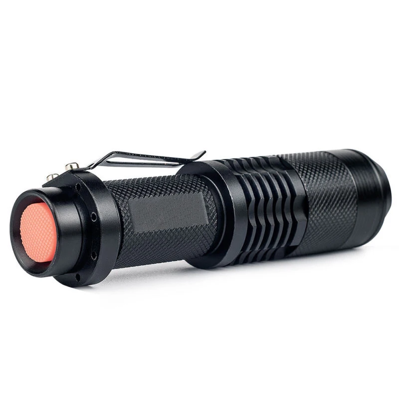 ZK20 8000 Lumens 5 Mode LED Flashlight Zoomable Rechargeable Focus Torch Flash Light Lamp By 1*18650 NO Battery