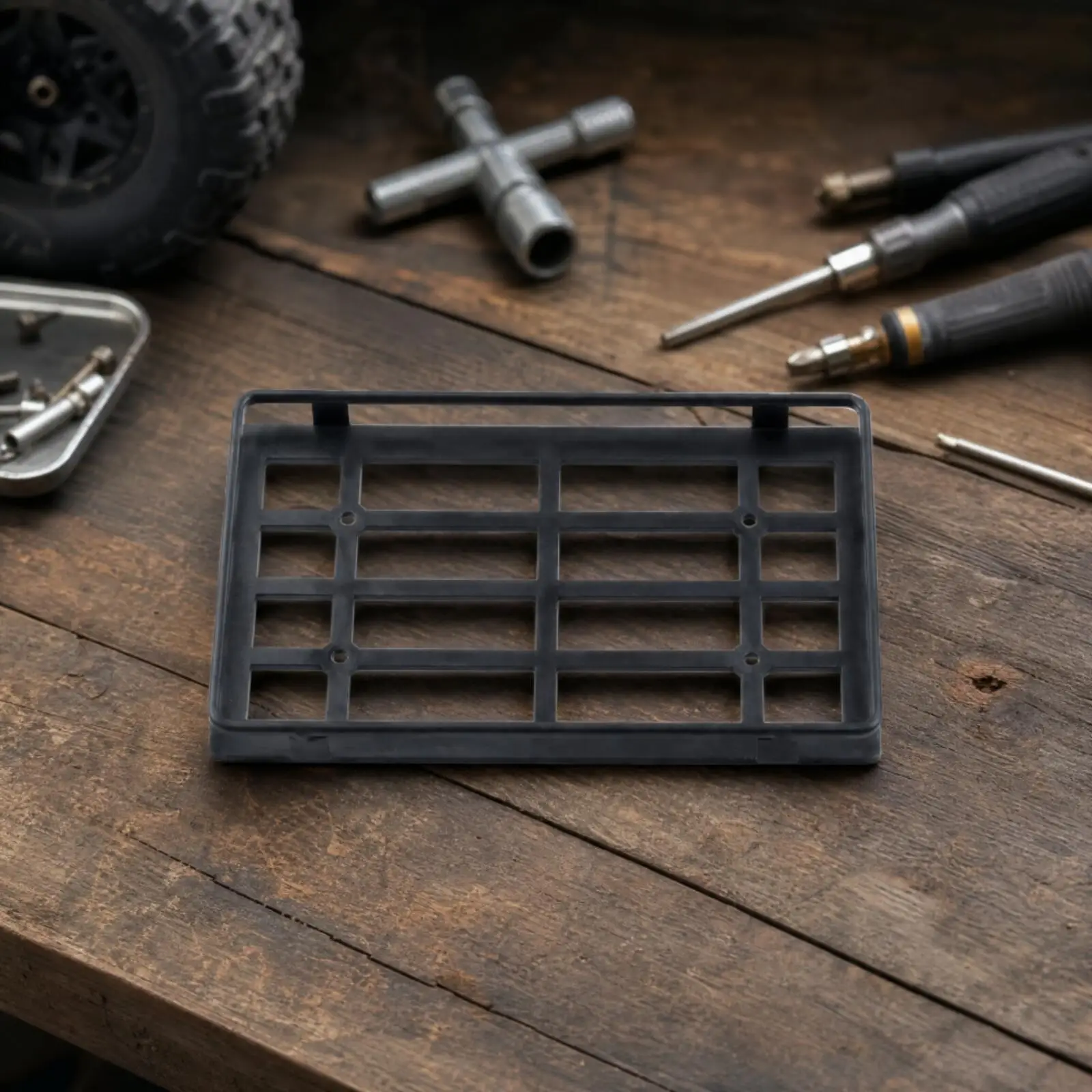 Model Vehicle Accessory Utility-Focused 1:12 Scale MN82 Luggage Rack Rugged
