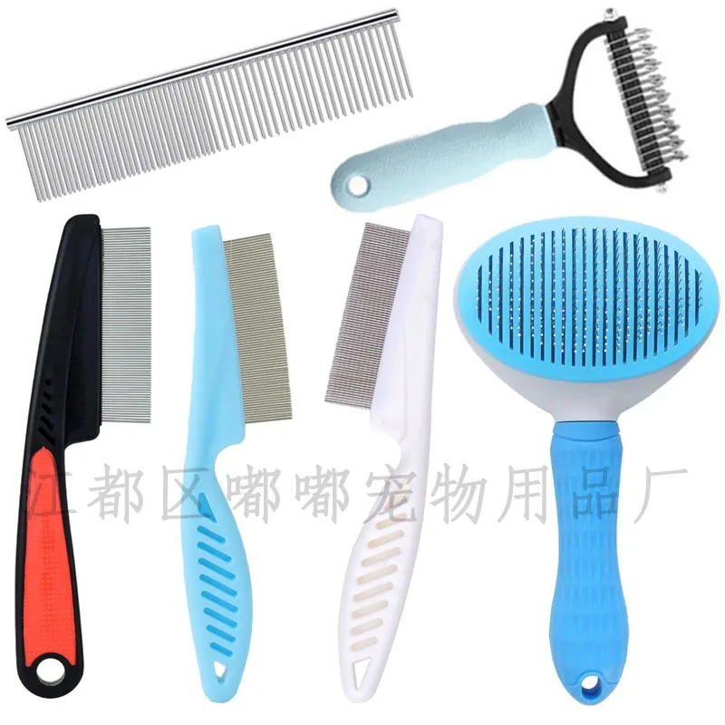 

Cloududa Pet Cleaning Supplies Comb for Cats and Dogs Flea CombStainless Steel Fine-Toothed Special Comb for Removing Hair