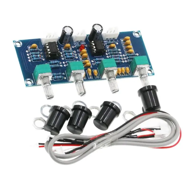

Board Preamp Pre-amp With Treble Bass Volume Adjustment Controller For XH-A901 NE5532