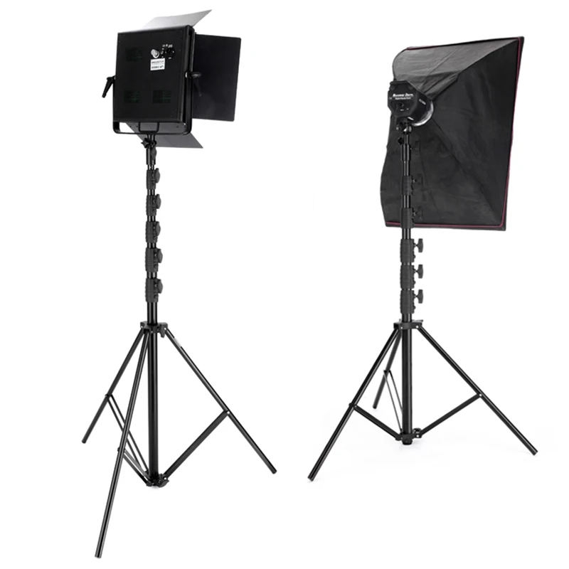 Selens Heavy Duty Light Stand 7.3M Air-Cushioned Adjustable Lighting Tripod Lamp Holder for Video Light Softbox Studio 22KG Load