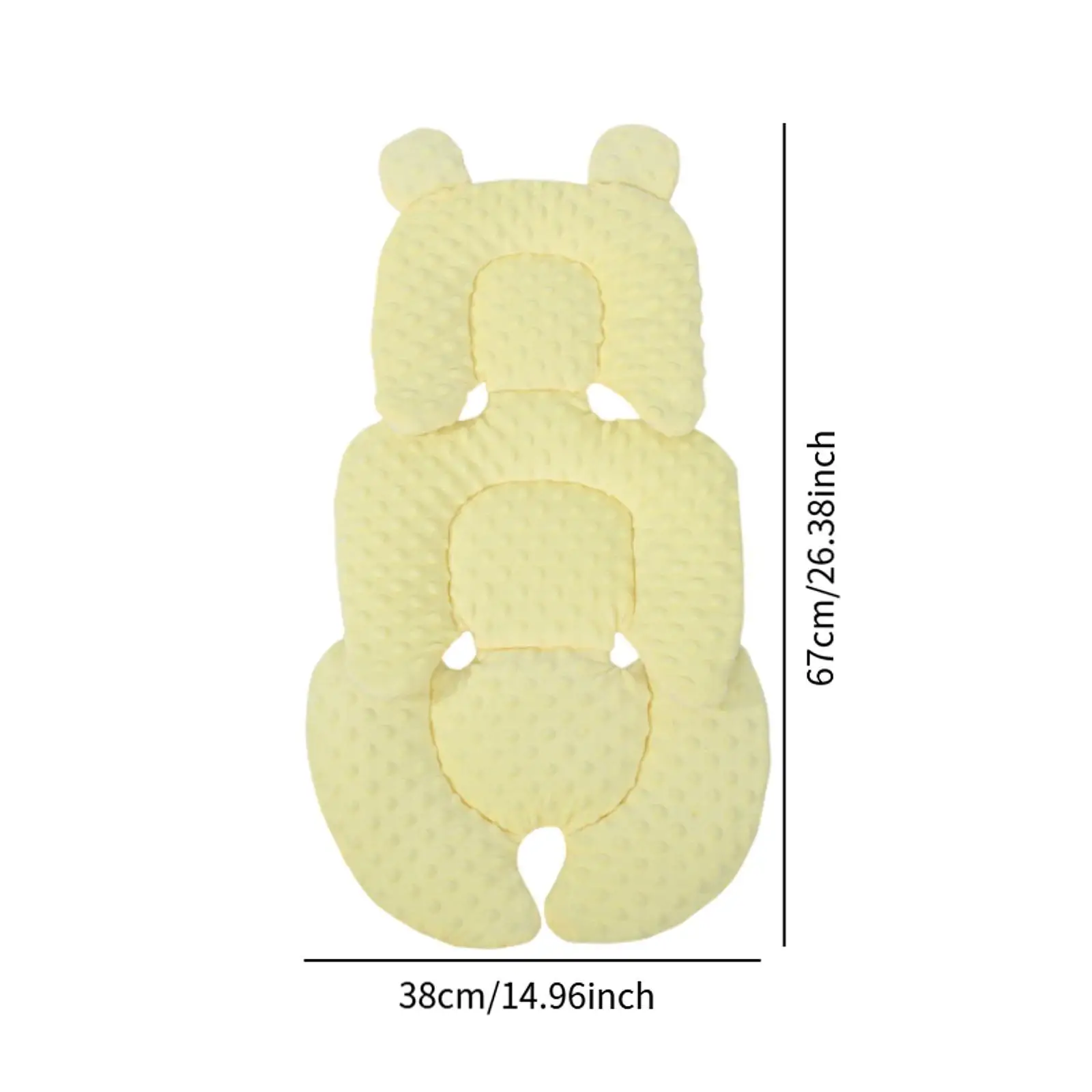 Stroller Cushion Soft Padding Comfortable Newborn Stroller Mat Trolley Mattress Thicken Liner Mat Seat for Car Stroller Pram