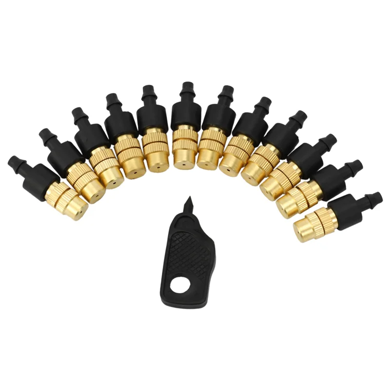 

AB33-2 Set Adjustable Misting Nozzle For Gardening Sprinkle Brass Watering Sprinkler Sprayer For Irrigation System
