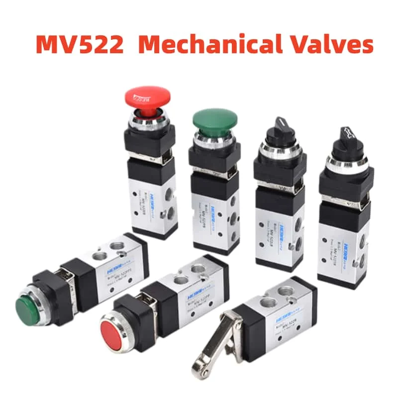 

Pneumatic Component MV522 Series Aluminum alloy valve body Pneumatic Control Valve Mechanical Valve for Automation Equipment