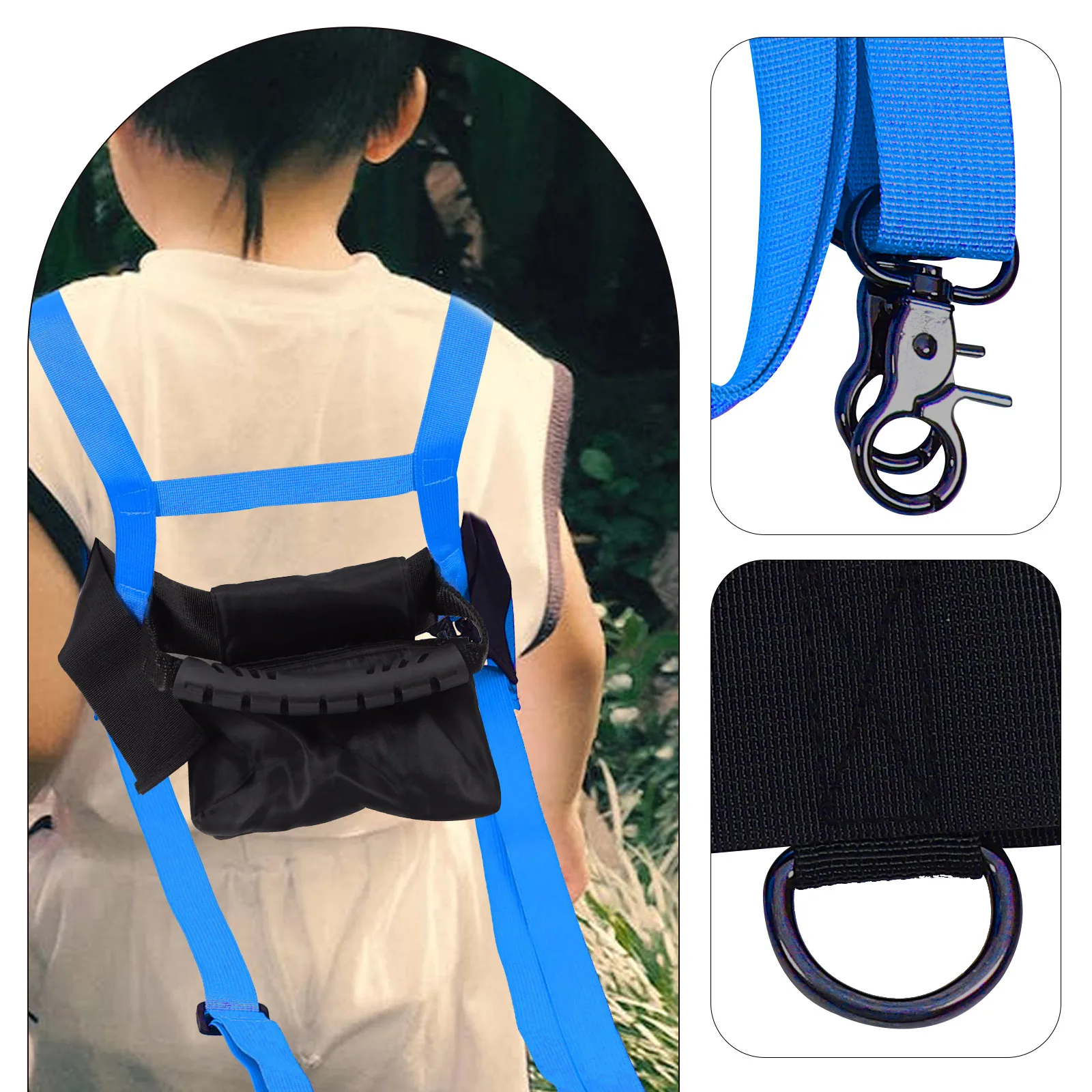 

Kids Ski Harness Anti-Falling Adjustable Traction Strap Shockproof Leash Safe Learning Skating Outdoor Nylon Polyester Durable