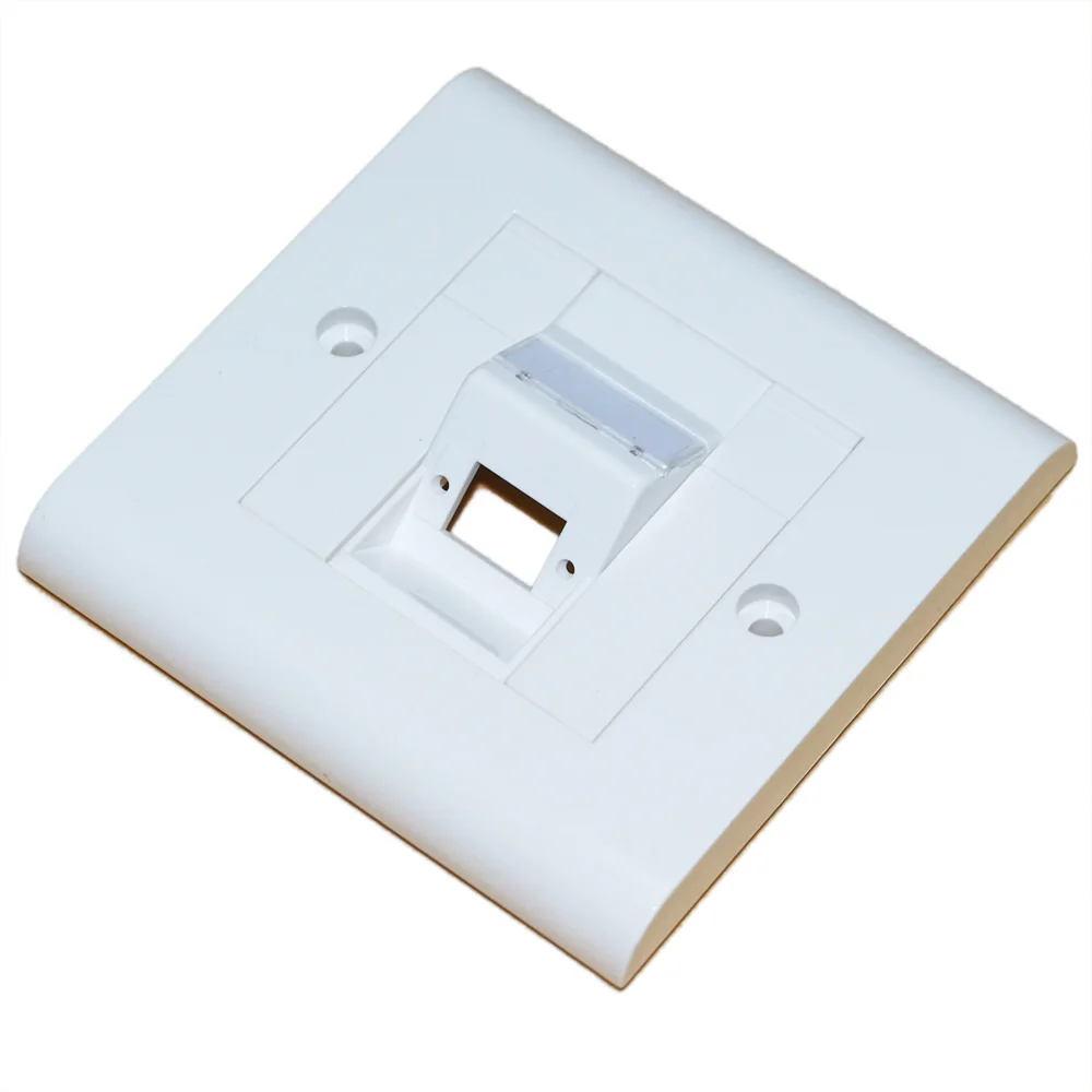 Pelat Dinding Fiber SC/LC/ST Simplex/Duplex Faceplate FTTH Tipe 86 1 Port/2 Port