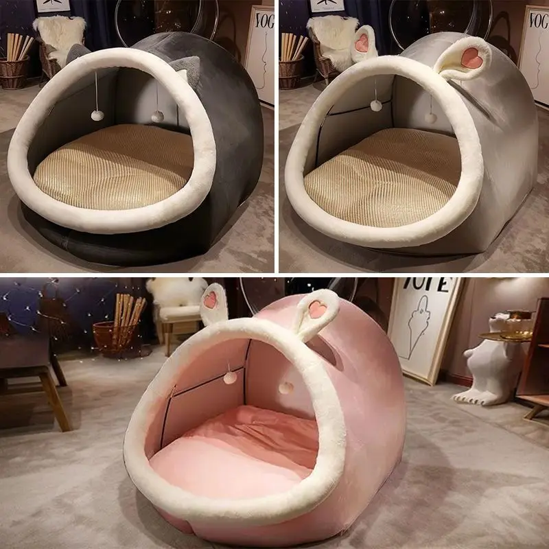 Cute Oversized Adult Child Plush Tent Cozy House Lazy Person Sofa On The Ground Cat's Nest Christmas Cushions Sitting Cushion