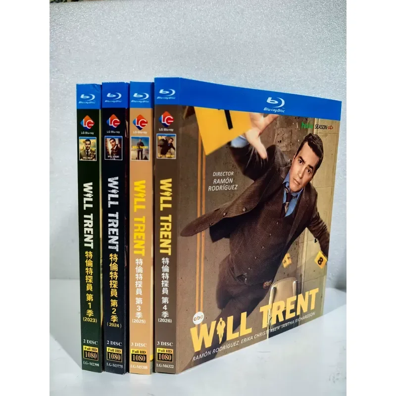 Blu-ray Disc Agent Trent Seasons 1-4 Supports Blu-ray Player Physical Shooting Boxed