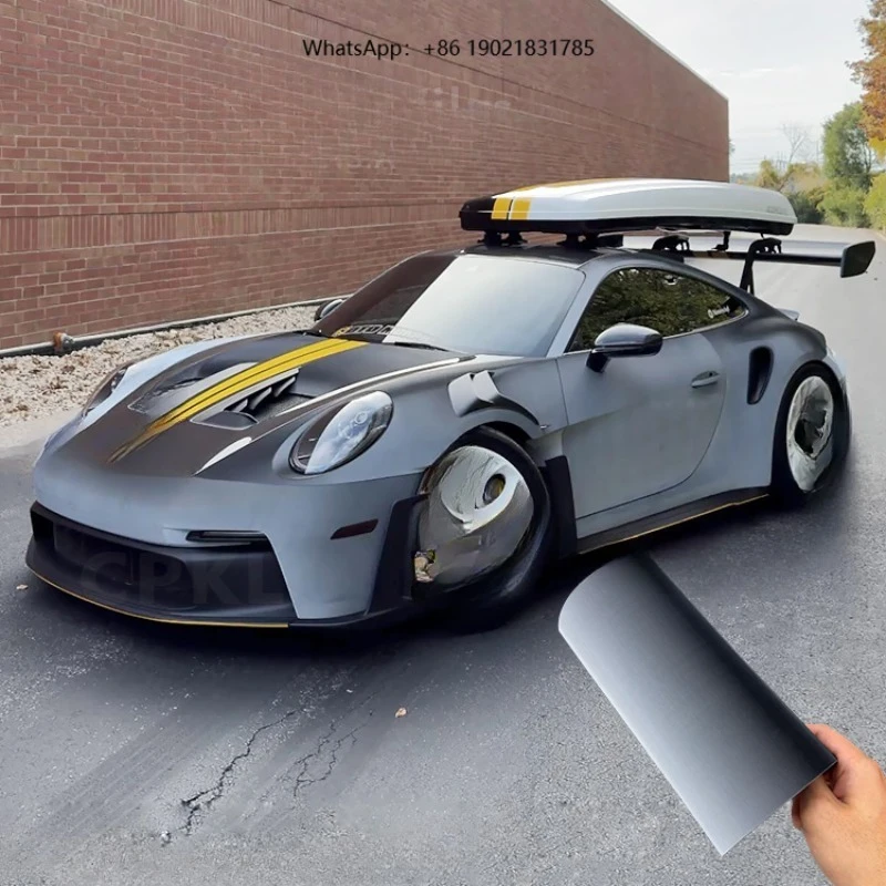 New Style in 2025 TPU Solar Eclipse Black Chameleon Wrap Black Color-Shift Vinyl PPF Car Paint Protective Film Body Sticker