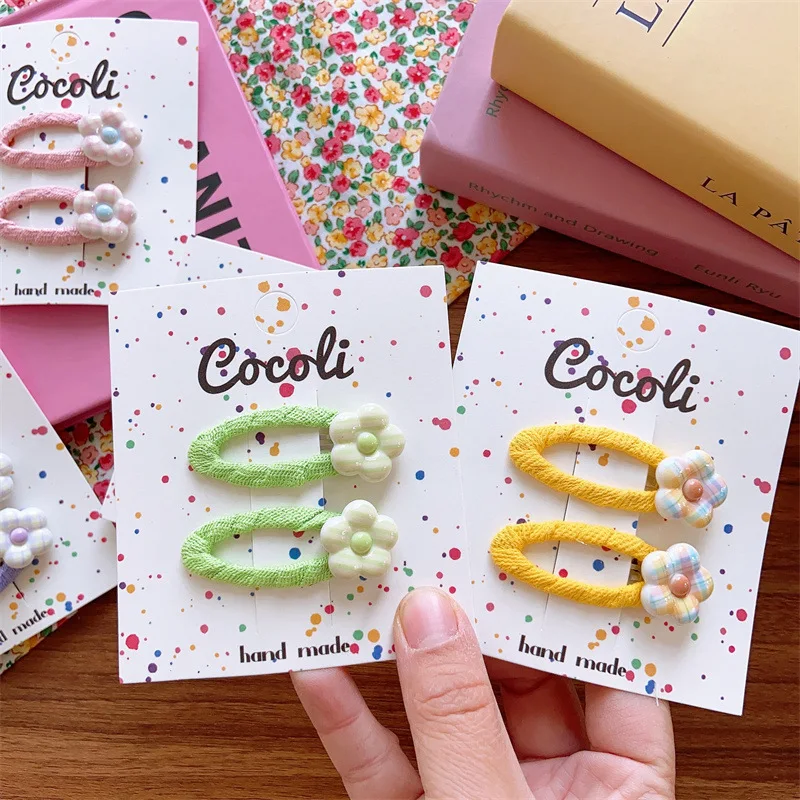 

Acrylic Colorful Small Flower Bangs Hairpins Water Droplet BB Clips Girls Side Hairgrip Candy Color Barrettes Children Headwear