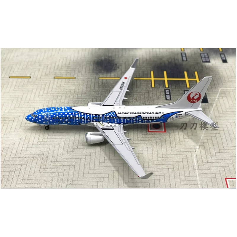 Diecast Scale 1:400 JAL Japan Airlines B737-800 JA05RK  Alloy  Aircraft Model Metal Airplane Decoration Gift Collection Display