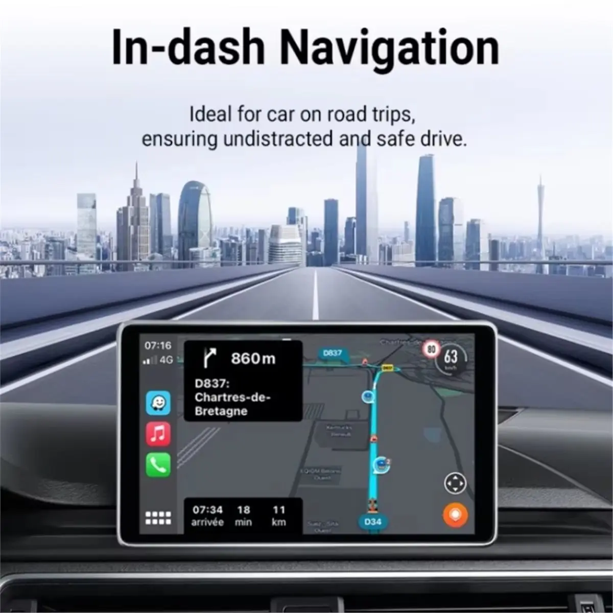A32I 2 In1 Mini Dot Wired to Wireless CarPlay Adapter Android Auto Dongle Smart AI Box Auto Connect Plug Play Car Accessories