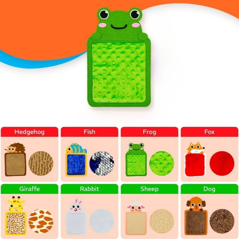Multi-functional Animal Sensory Pads, Montessori Sensory Toys for Children, Hand-eye Coordination Educational Toys for Autism image 2