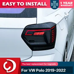 Taillight for Polo 2019-2021 New Polo LED Tail Lamp DRL Dynamic Signal Brake Reverse auto Accessories