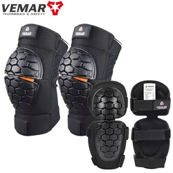 VEMAR Motorcycle Knee Elbow Pads Set Adult Men Motorbike Outdoor Sports Safety Protective Gear Cycling Protection Guard