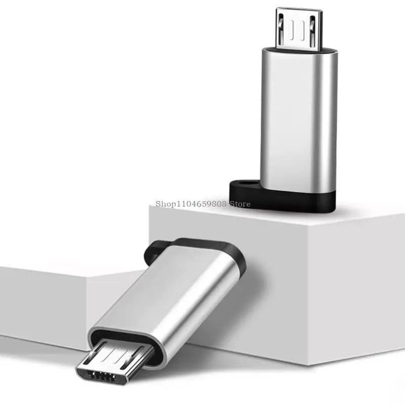 Adaptador celular com cordão portátil USB C a Micro USB Adaptador USB Conversor