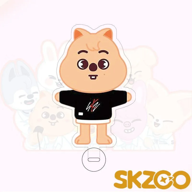 كارتون الضالة للأطفال بنفس النمط SKZoo لوحة شفافة من الأكريليك على شكل نجمة محيطة بنفسك