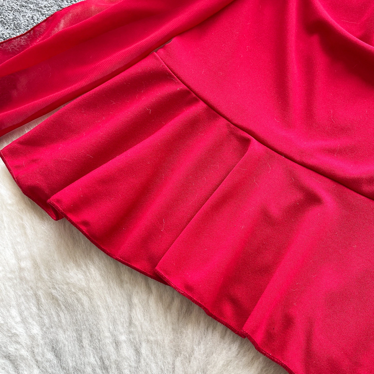 Chic vintage senza maniche con volant sottile Elegante fata moda coreana Boho Sundress abbigliamento donna mini abito