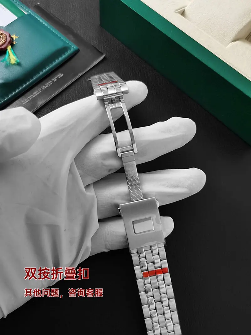 FUYIJIA мужские часы IW-C PILOTS на заказ оригинальные ремешки для часов 20 мм 21 мм быстросъемный ремешок из нержавеющей стали складной браслет с пряжкой