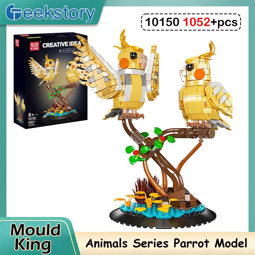 

Mould King 10151 Robin Model Assembly Bricks Animals Series Bird Flower Tree Building Blocks Toy Creative Ornaments Kids Gift