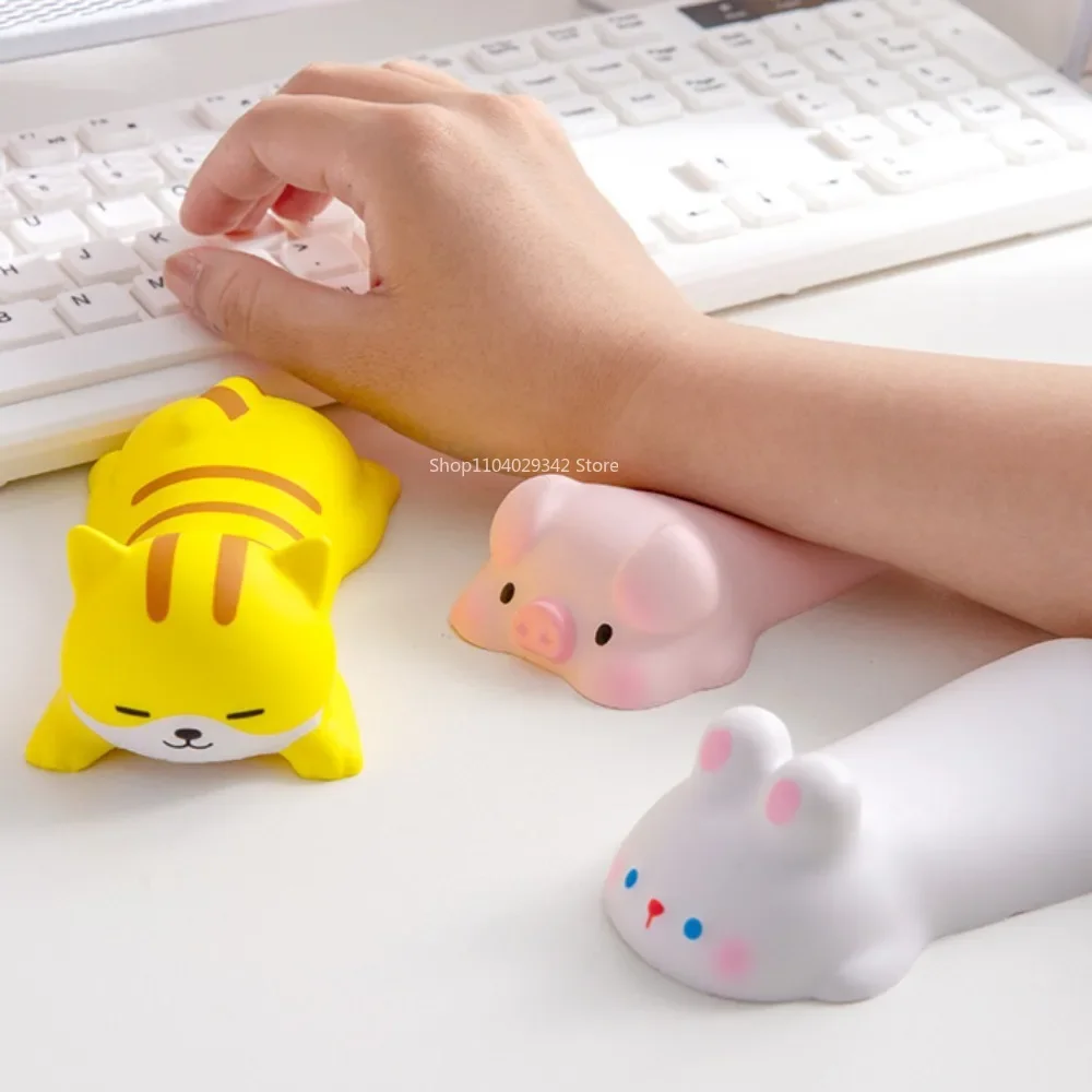 New Cute Animal Wrist Rest Support For Mouse Pad Computer Laptop Arm Rest For Desk Mouse Pad Wrist Rest Cat Dog Duck Panda Toys