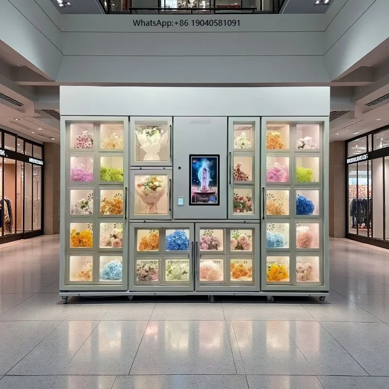 Factory Direct Supply Commercial Fresh Bouquet Flower Vending Machine