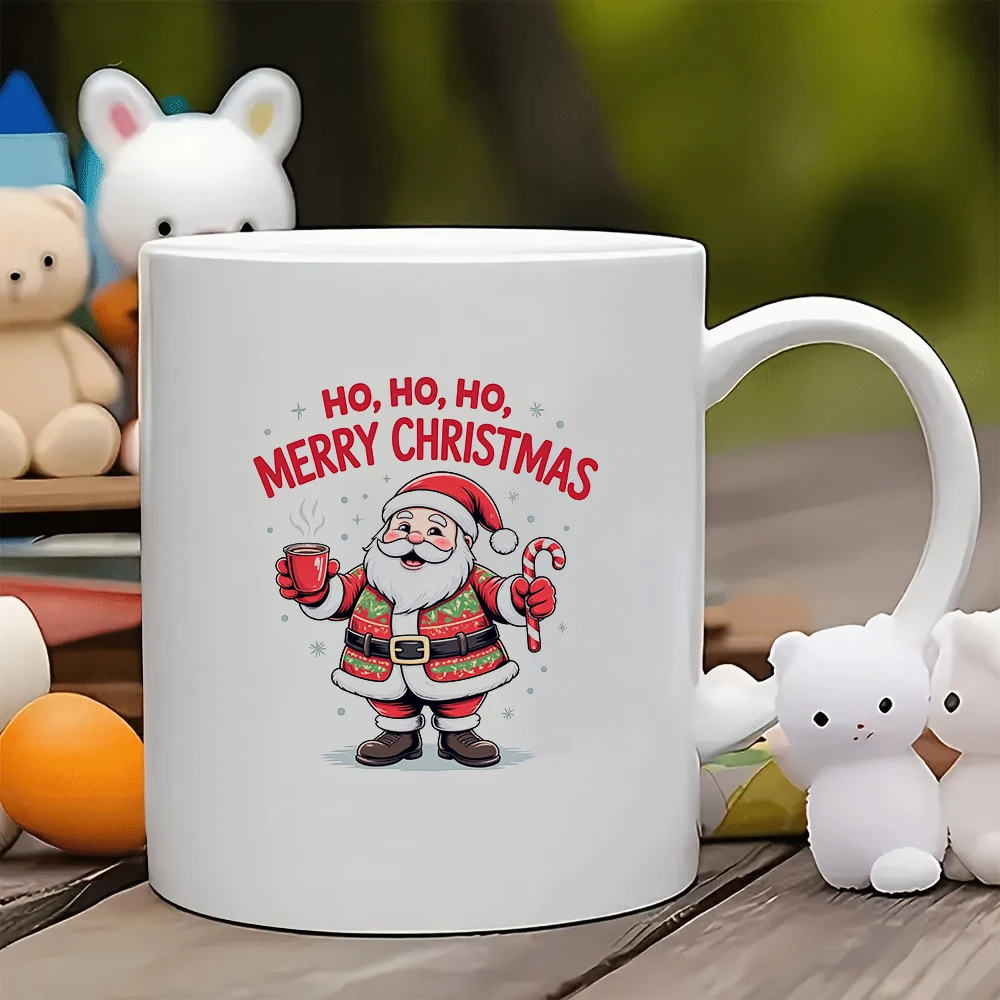 

11oz Mugs + Cartoon Santa Claus Christmas Cup Christmas Gift Kids Cup Home Office Coffee Mug Merry Christmas Santa Claus Cup