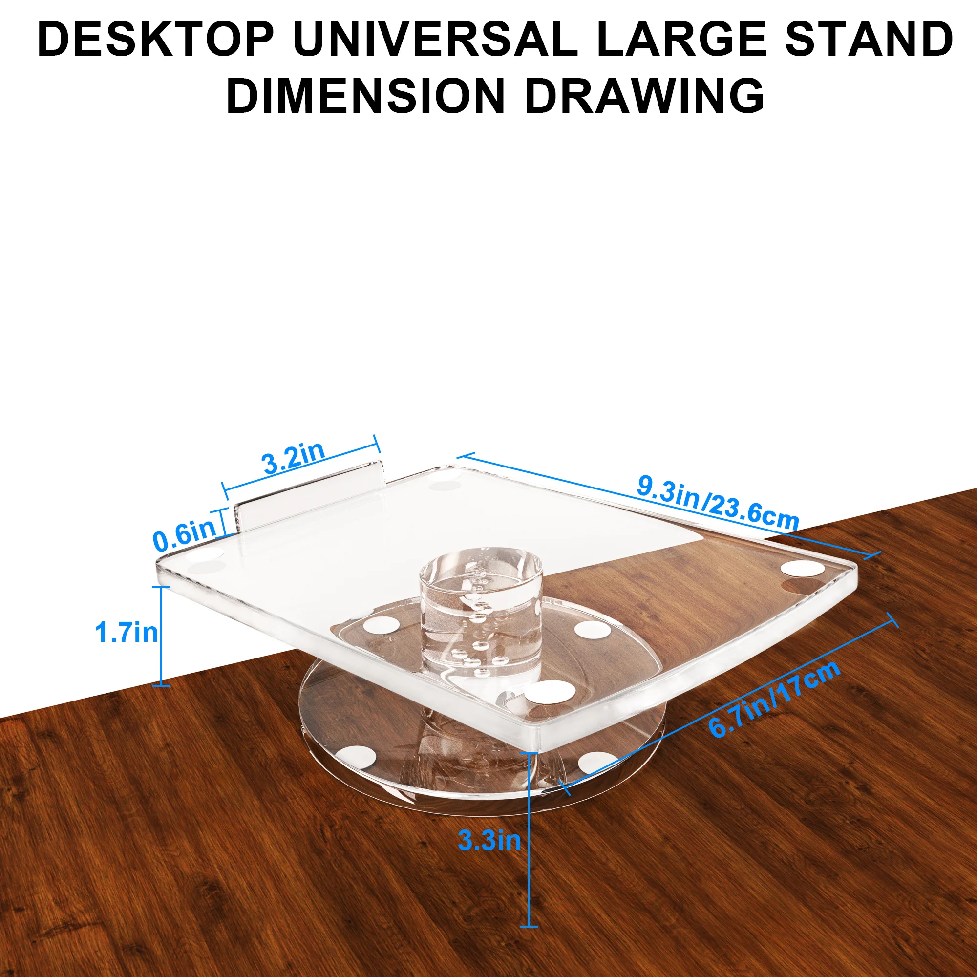 Acrylic desktop stand For KEF LS50 META/META/LSX home smart audio desktop decoration stand,bookshelf speaker base storage rack